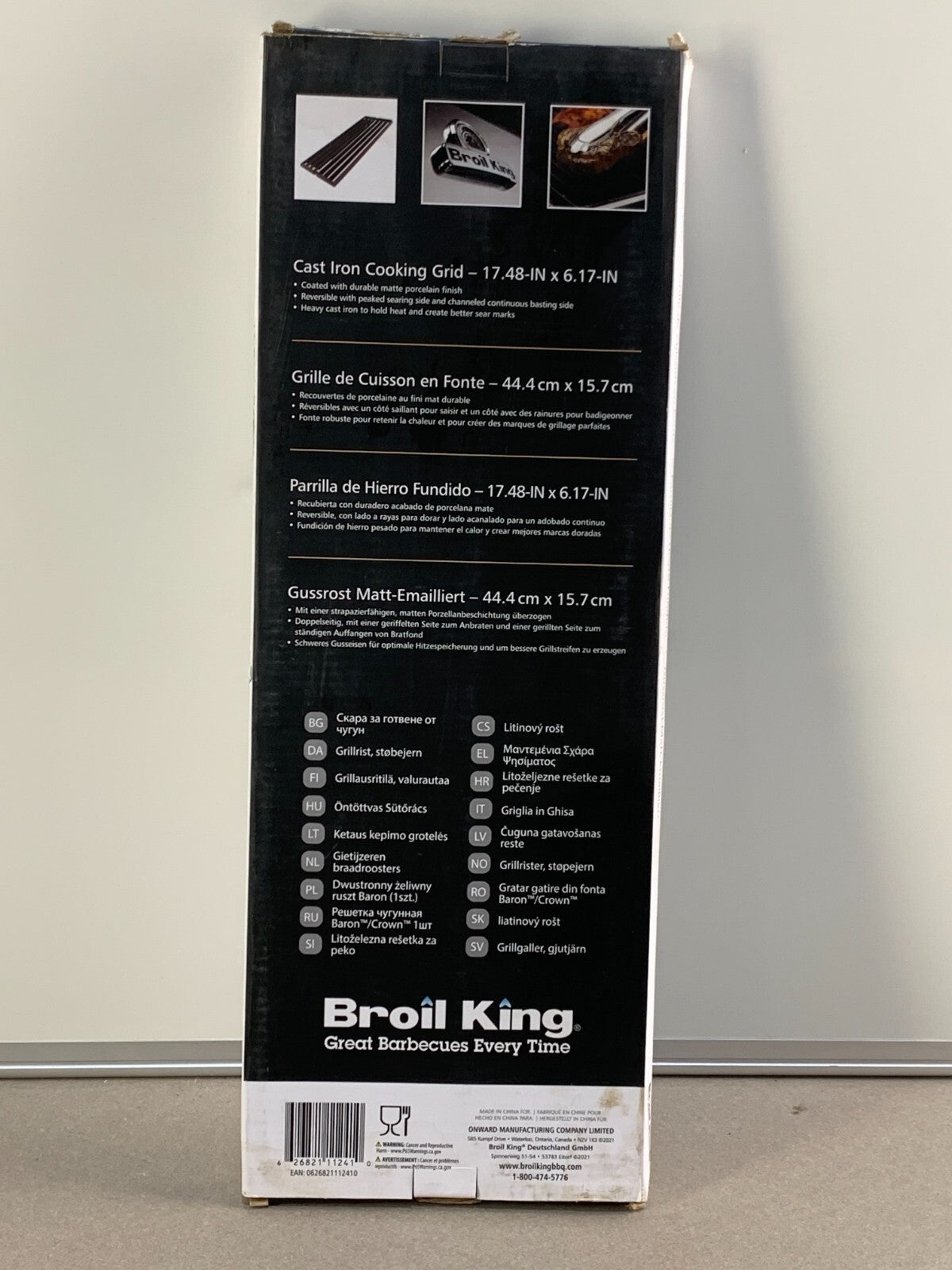 Broil King Cast Iron Grid 11241 for Baron Crown Huntington Grills