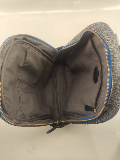 FOSSIL BACKPACK Padded Laptop Bag. Preowned - Vibrant Blue Accent Color Durable