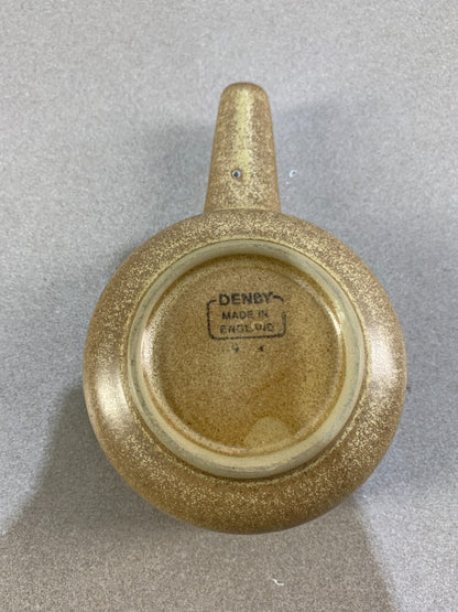 Denby Langley Stoneware Romany Brown Gravy Boat With Lid