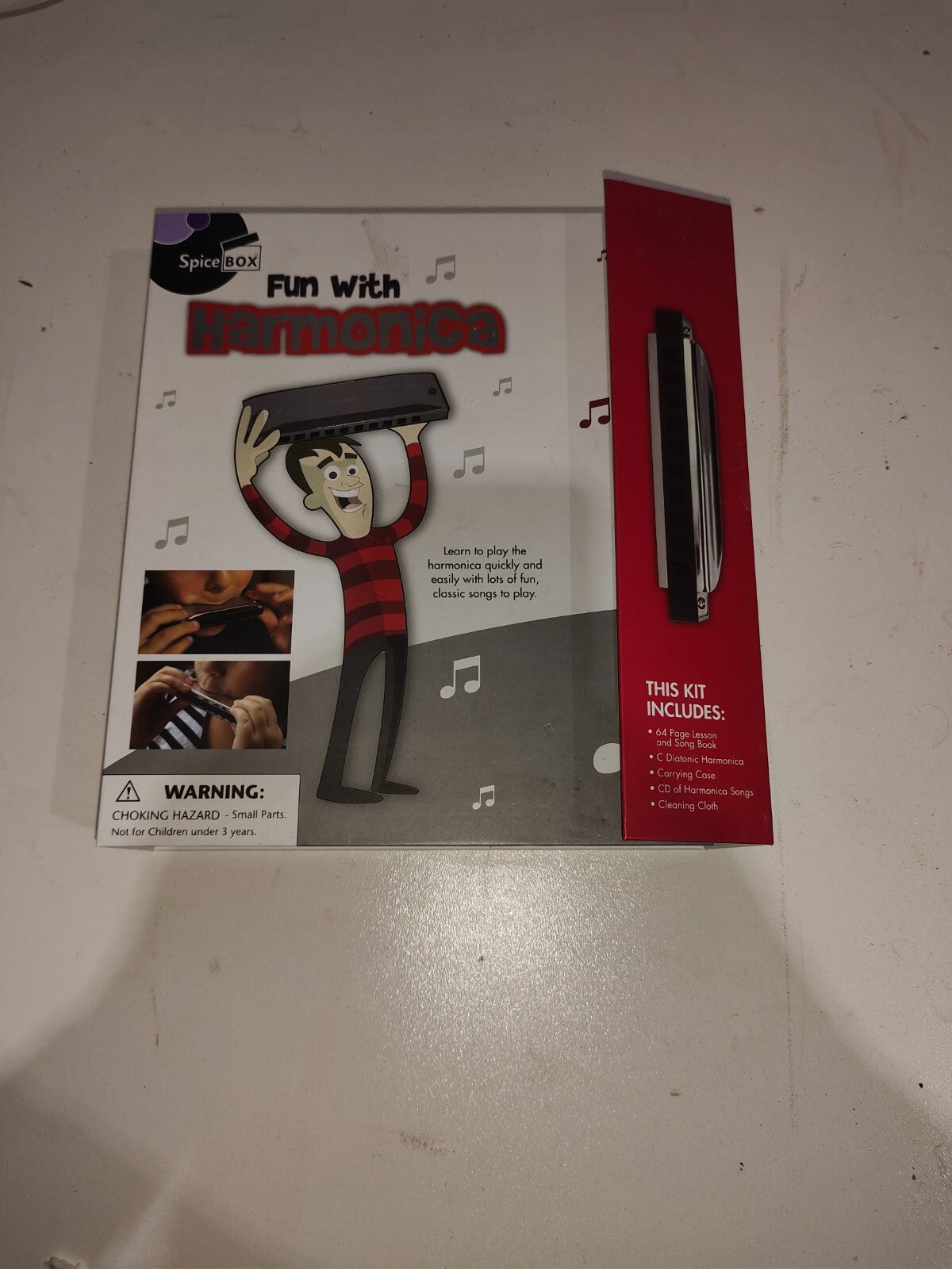 Fun With Harmonica Learn to Play Brand New Spice Box Complete Set Book Case CD