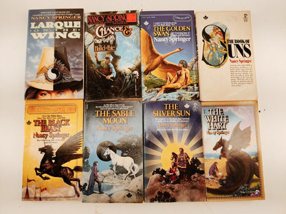 Nancy Springer Lot of 8 PB Books Vintage 1970s-1990s