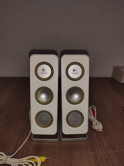 Logitech Z4 Computer Sound System Satellite Speakers Only - Left and Right