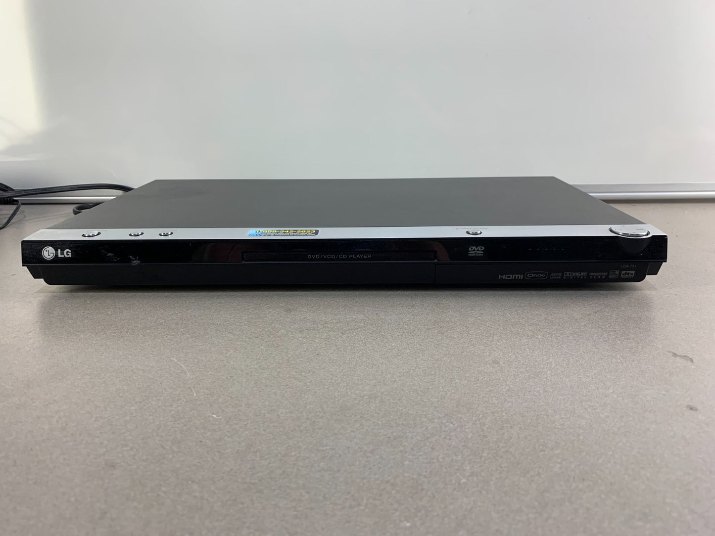 LG LDA-731 DVD Player with manual