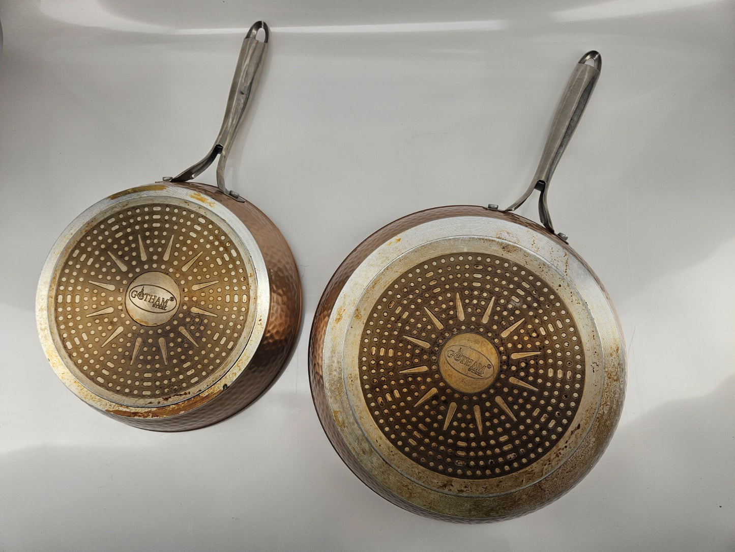 Gotham Steel Pro Hard Anodized Nonstick 2 Pack Fry Pan Set -  - 10'' & 12''