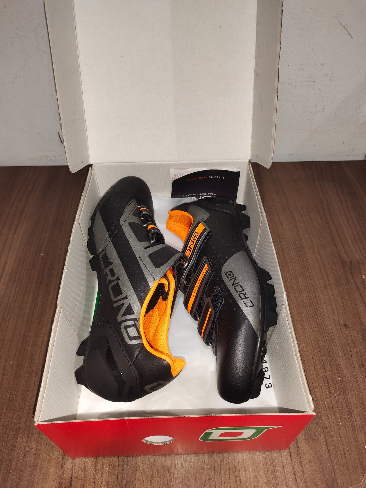 Crono CX-4-17 MTB NYLON Black Orange Shoes - Size - 44 (EUR)