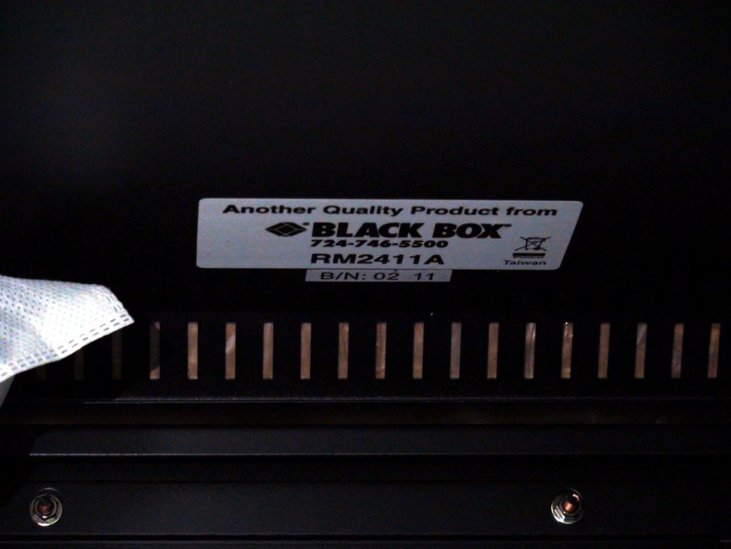 Black Box RM2411A 6U Wallmount Cabinet Steel Rack