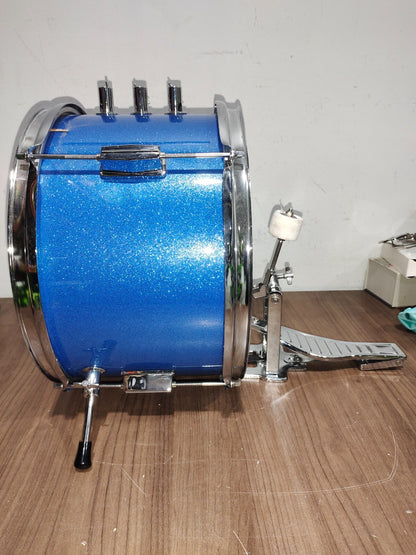 Mendini by Cecilio 16 x 11" Bass Kick Drum - Blue #R1832