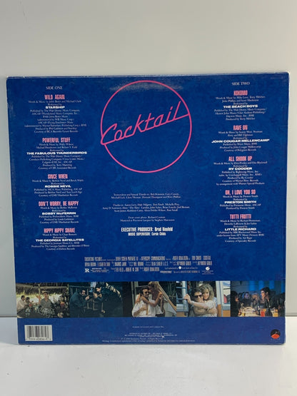 COCKTAIL Film Soundtrack LP Tom Cruise Elisabeth Shue Bobby McFerrin Beach Boys
