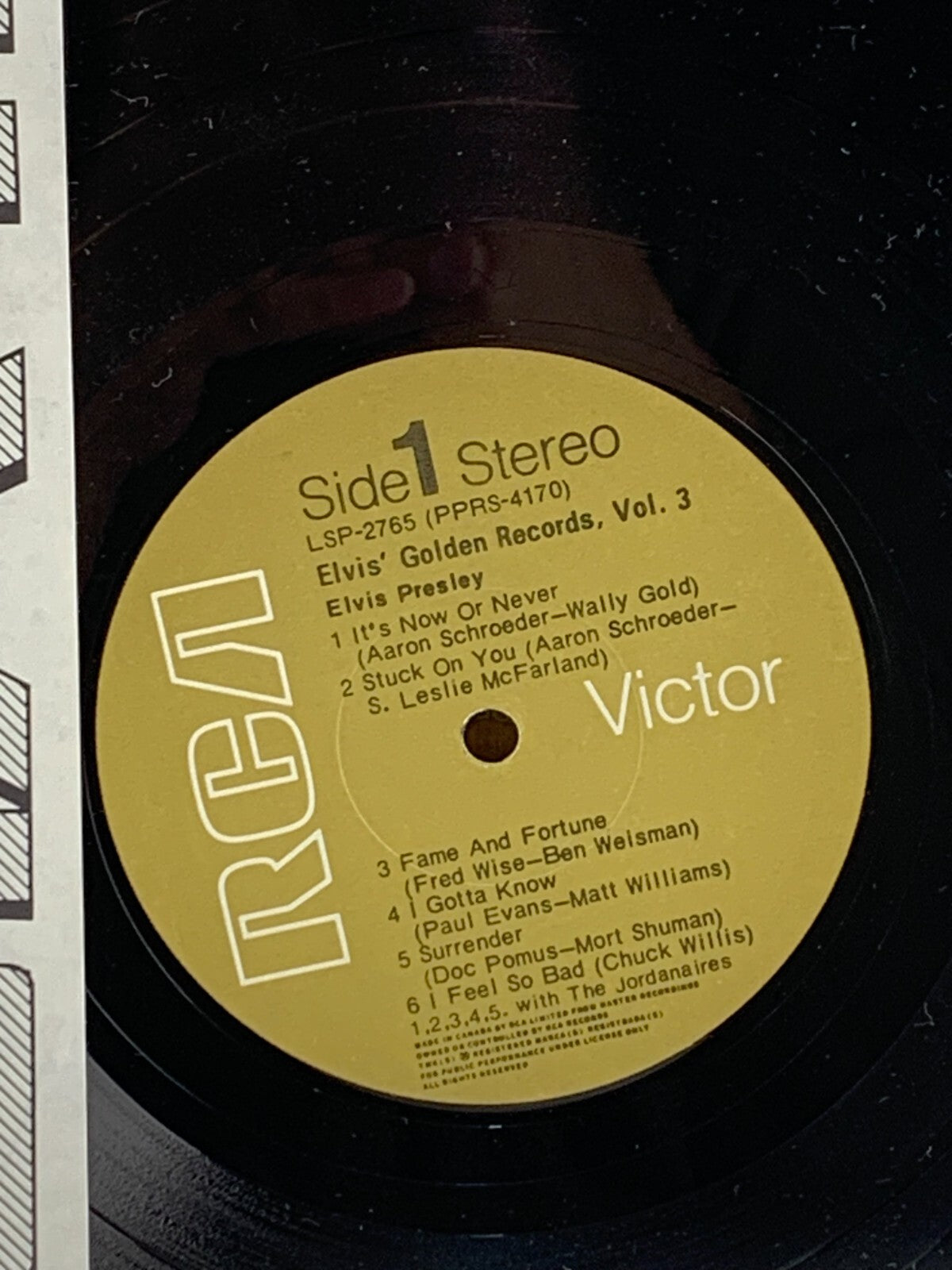 ELVIS GOLDEN RECORDS VOLUME 3 ALBUM VINYL ALBUM, ORIGINAL BRITISH 1964