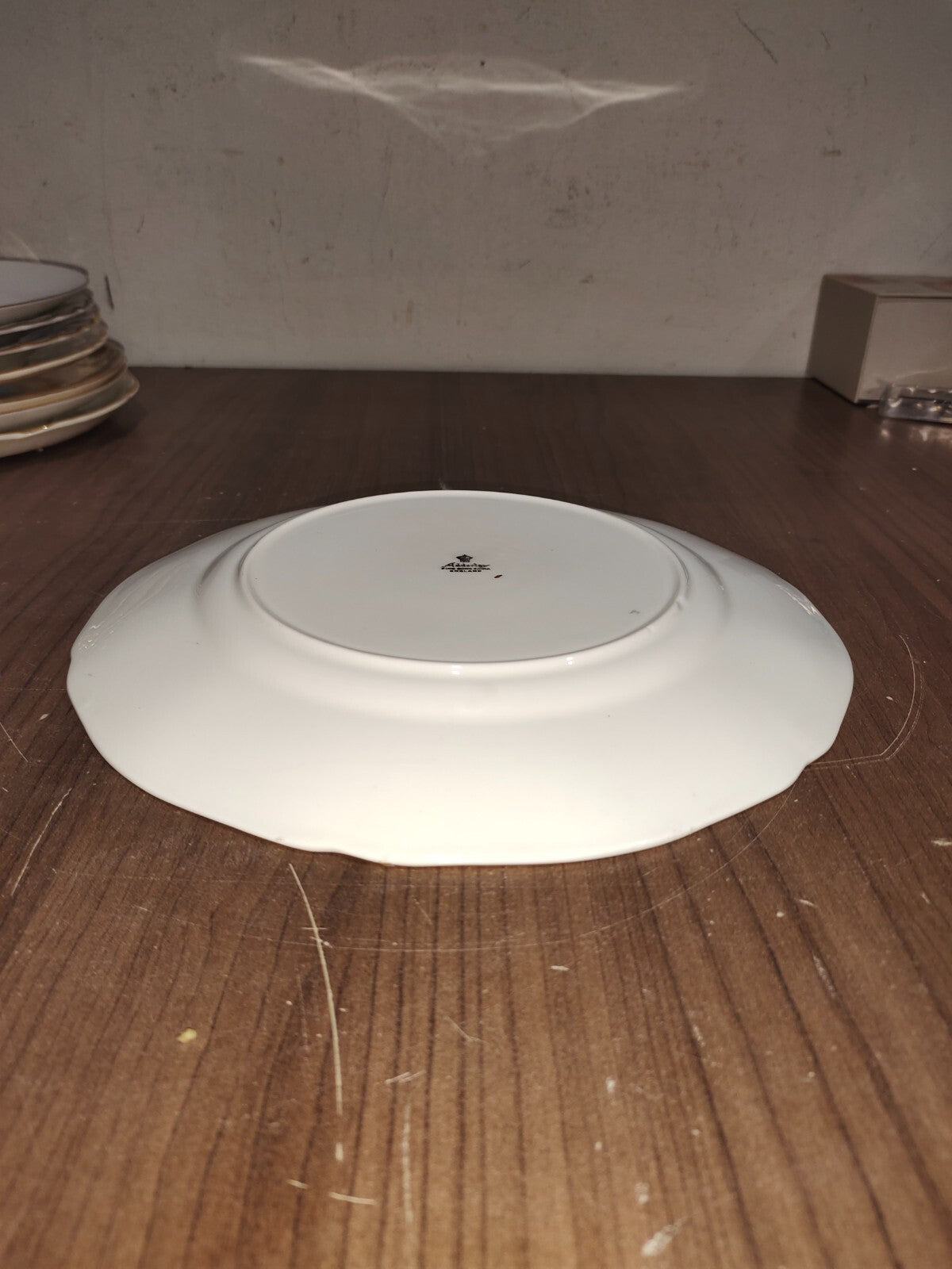 Vintage Adderley Glass Plate - Bone China - Made in England