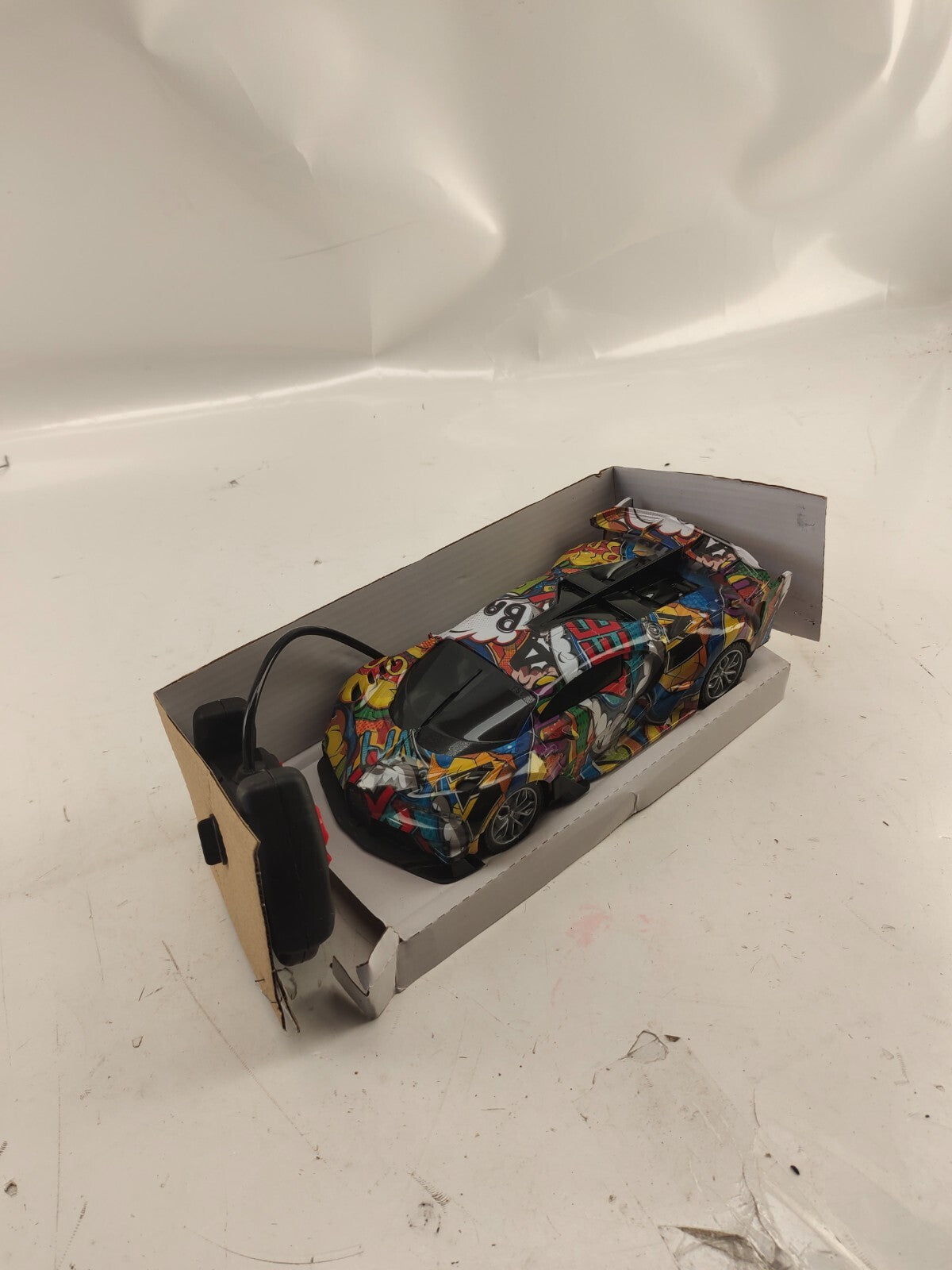 Multi- Color Graffiti Models Car Unborn Collectible RC Car - Bugatti