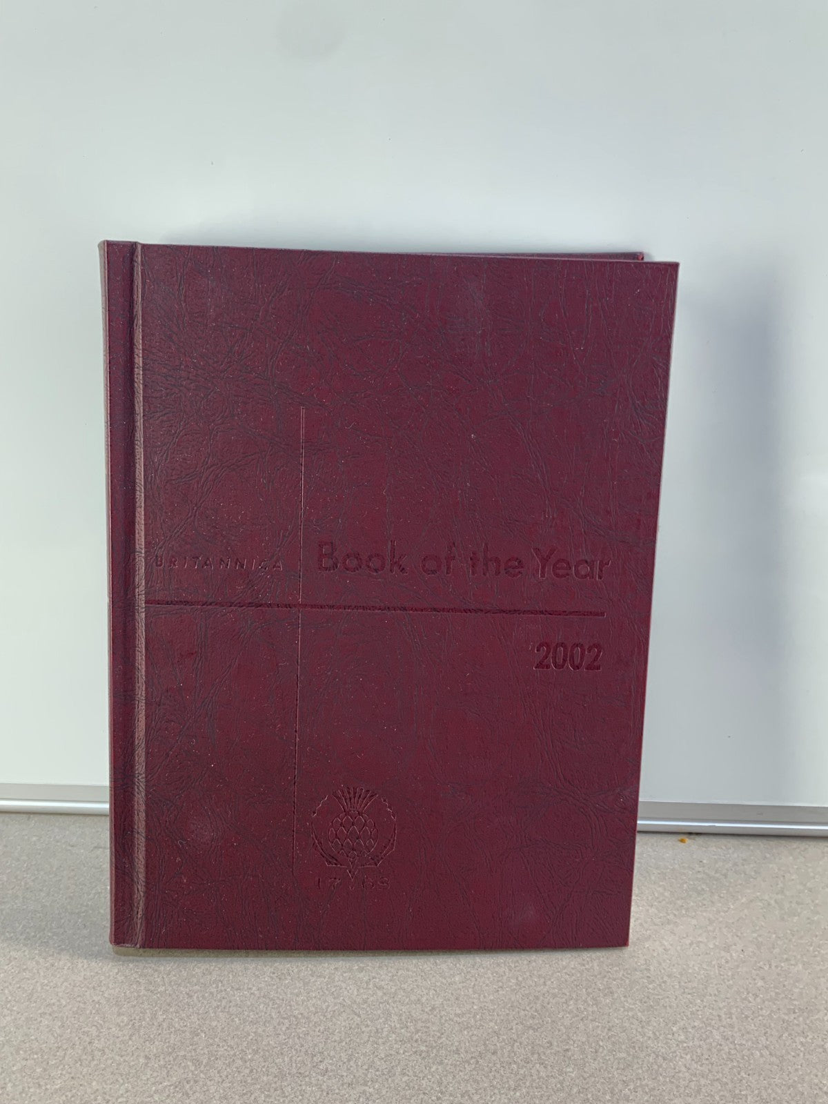 Encyclopedia Britannica Book of the Year - 2002 - Leather