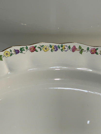 Grindley England Marlborough Royal Petal Greenway - 16" OVAL SERVING PLATTER