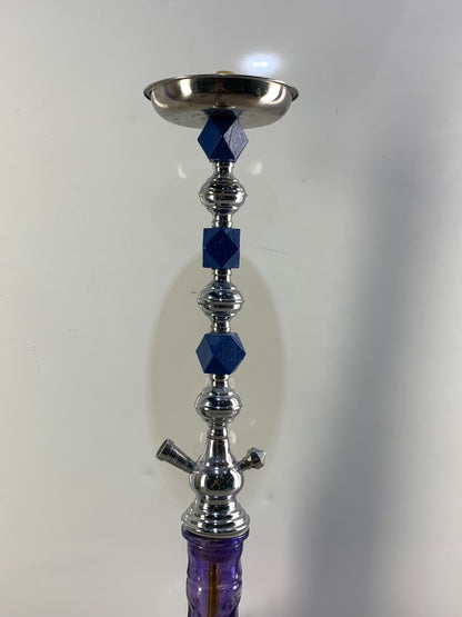 AGER Hookah BLUE HOOKAH SHISHA GLASS SMOKING PIPE