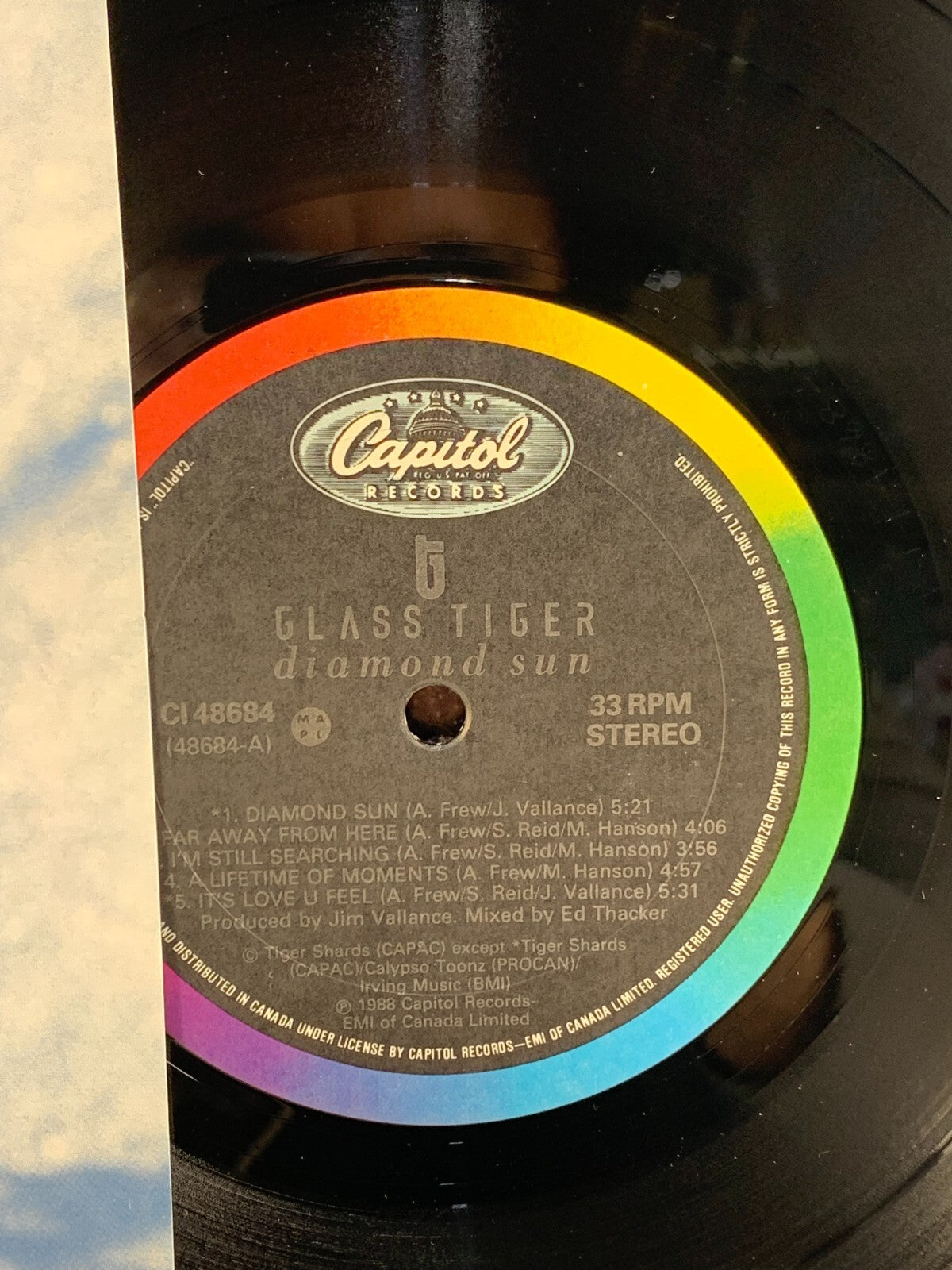 Glass Tiger - Diamond sun (1988) [LP]