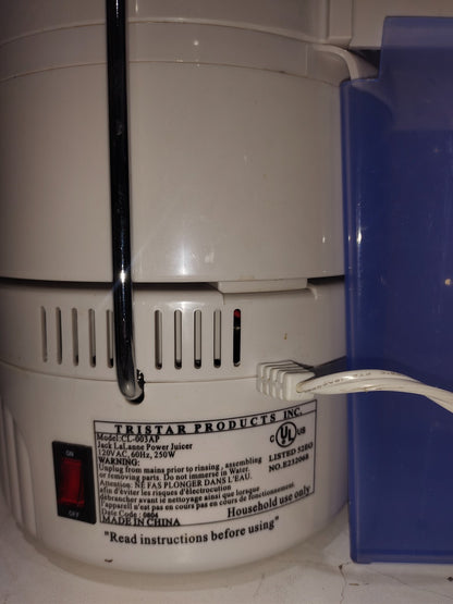 Jack LaLanne's Power Juicer Juicing Machine Model CL-003AP