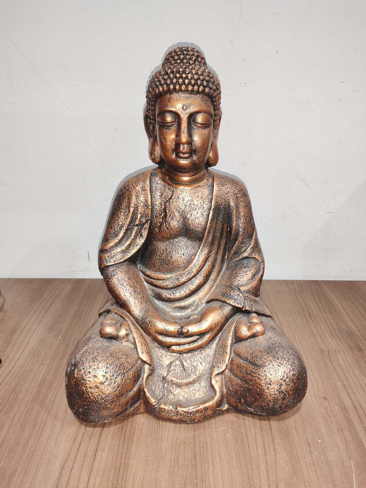 Garden And Home Decor Buddha Statue Showpiece - Wooden