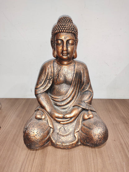 Garden And Home Decor Buddha Statue Showpiece - Wooden