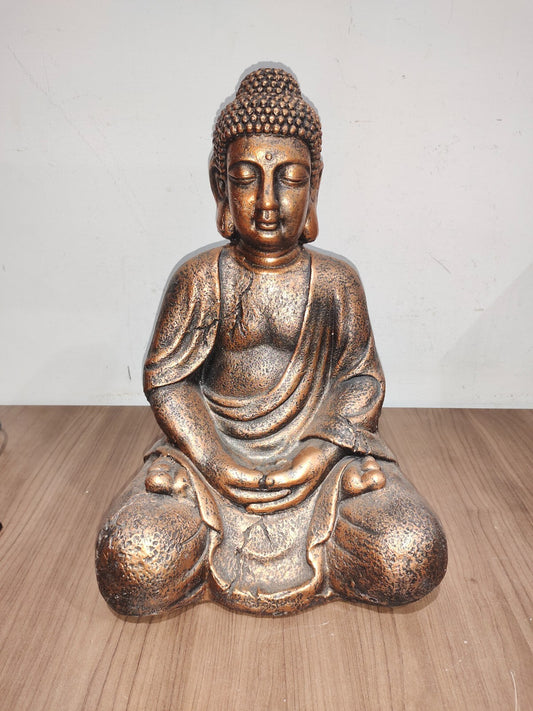 Garden And Home Decor Buddha Statue Showpiece - Wooden