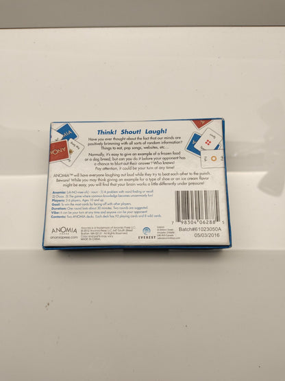 Anomia Card Game Mensa Select