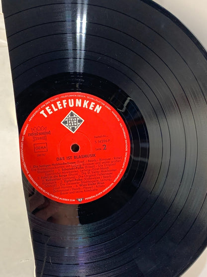 DAS IST BLASMUSIK - Die grosse blasorchester-Parade - German 12-track vinyl LP