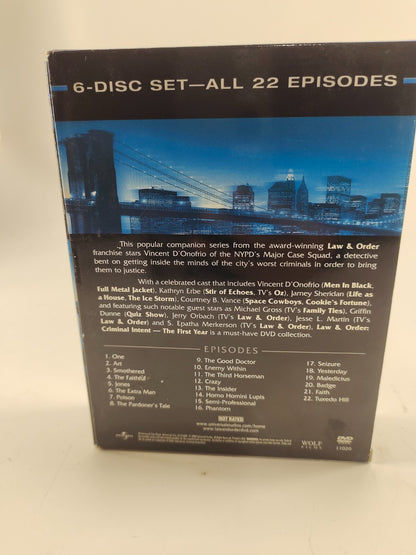 Law and Order Criminal Intent - 6 DVDs, 22 Episodes