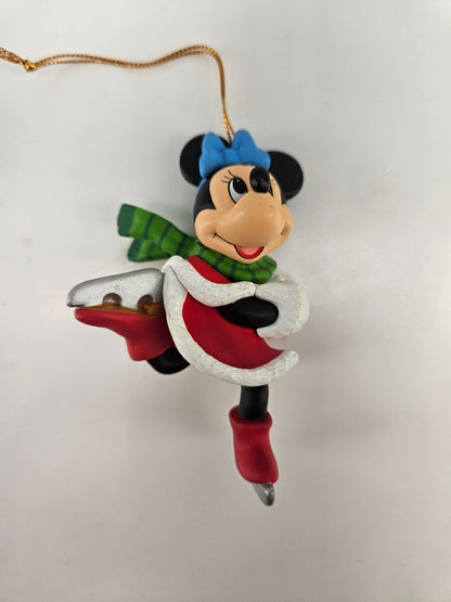Disney Collectable Christmas 26231 104 Minnie Mouse Skating Hanging Ornament