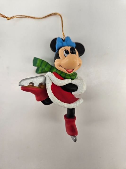 Disney Collectable Christmas 26231 104 Minnie Mouse Skating Hanging Ornament