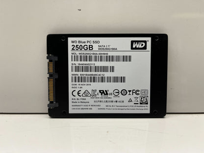WD Blue 250GB SSD 2.5" SATA WDS250G1B0A