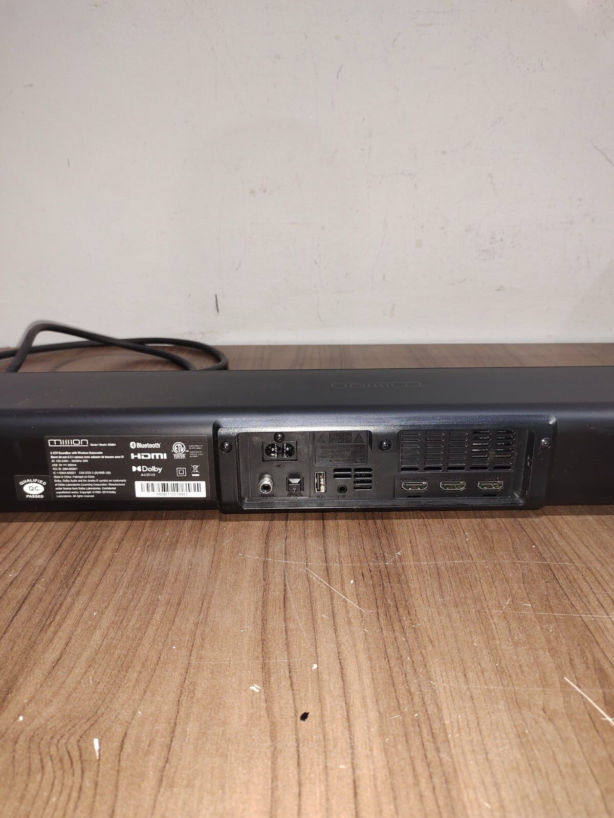 Mission MSB21 2.1 Soundbar