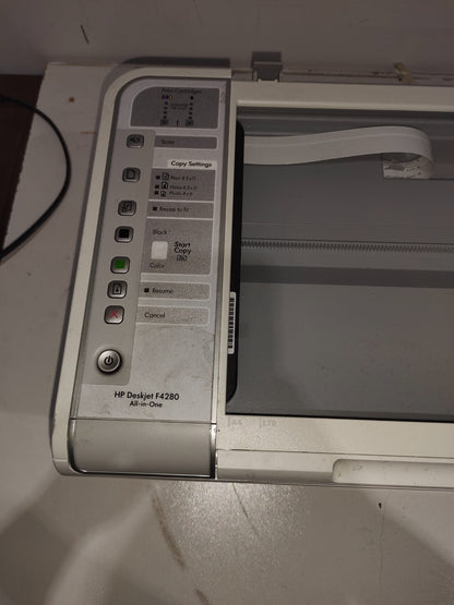 HP Deskjet F4280 All-In-One Printer Scanner Copier CB656A - For Parts/ No Flap