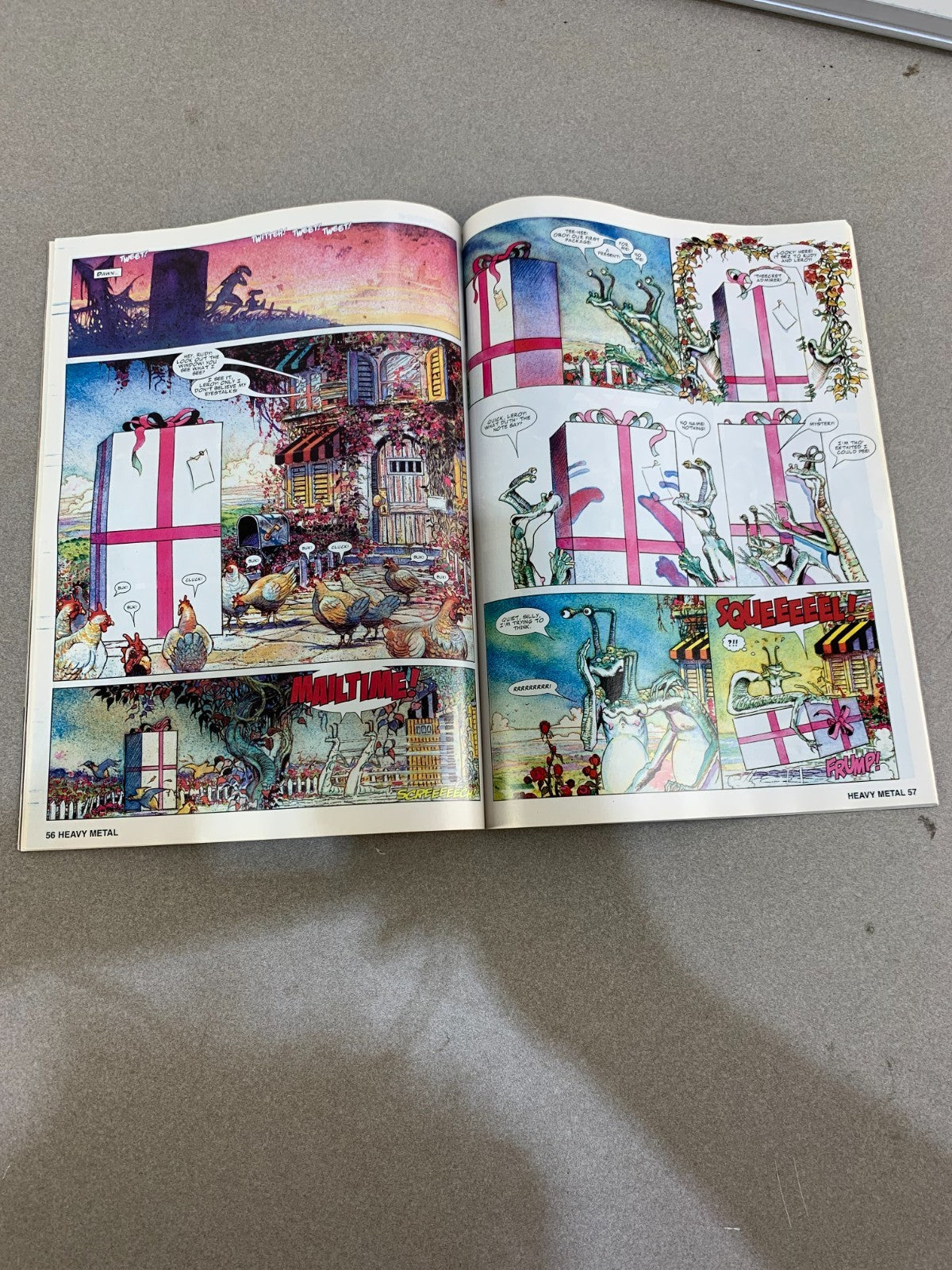 2007 July HEAVY METAL Fantasy Art Magazine Graphic Novel Boy Zero