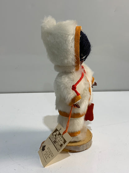 Vintage Alaska Doll Eskimo Girl Fur Parka