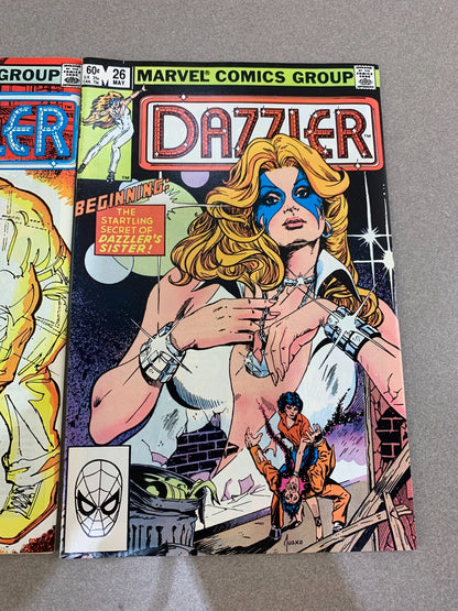 Dazzler #18 & #26 – Marvel Comics Lot of 2