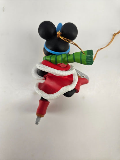 Disney Collectable Christmas 26231 104 Minnie Mouse Skating Hanging Ornament