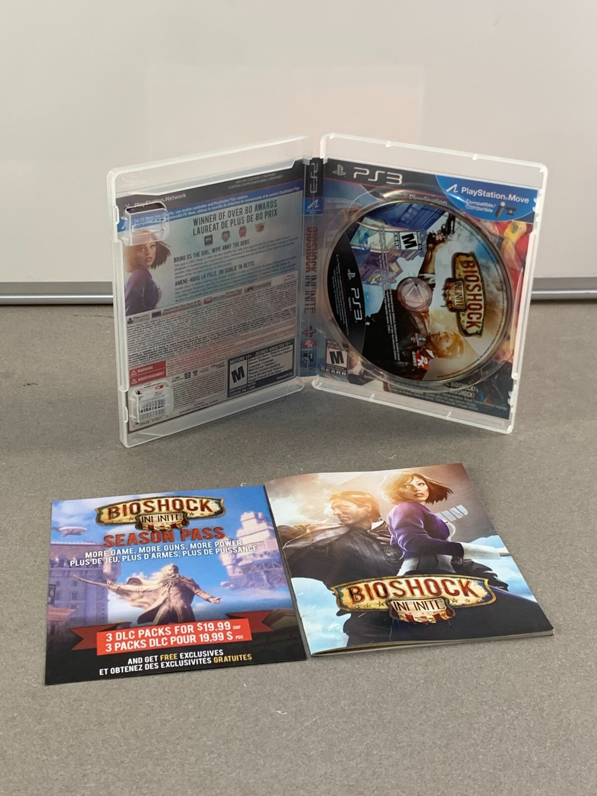 BioShock Infinite (Sony PlayStation 3, 2013) Song Bird Art Print Promo Item- CIB
