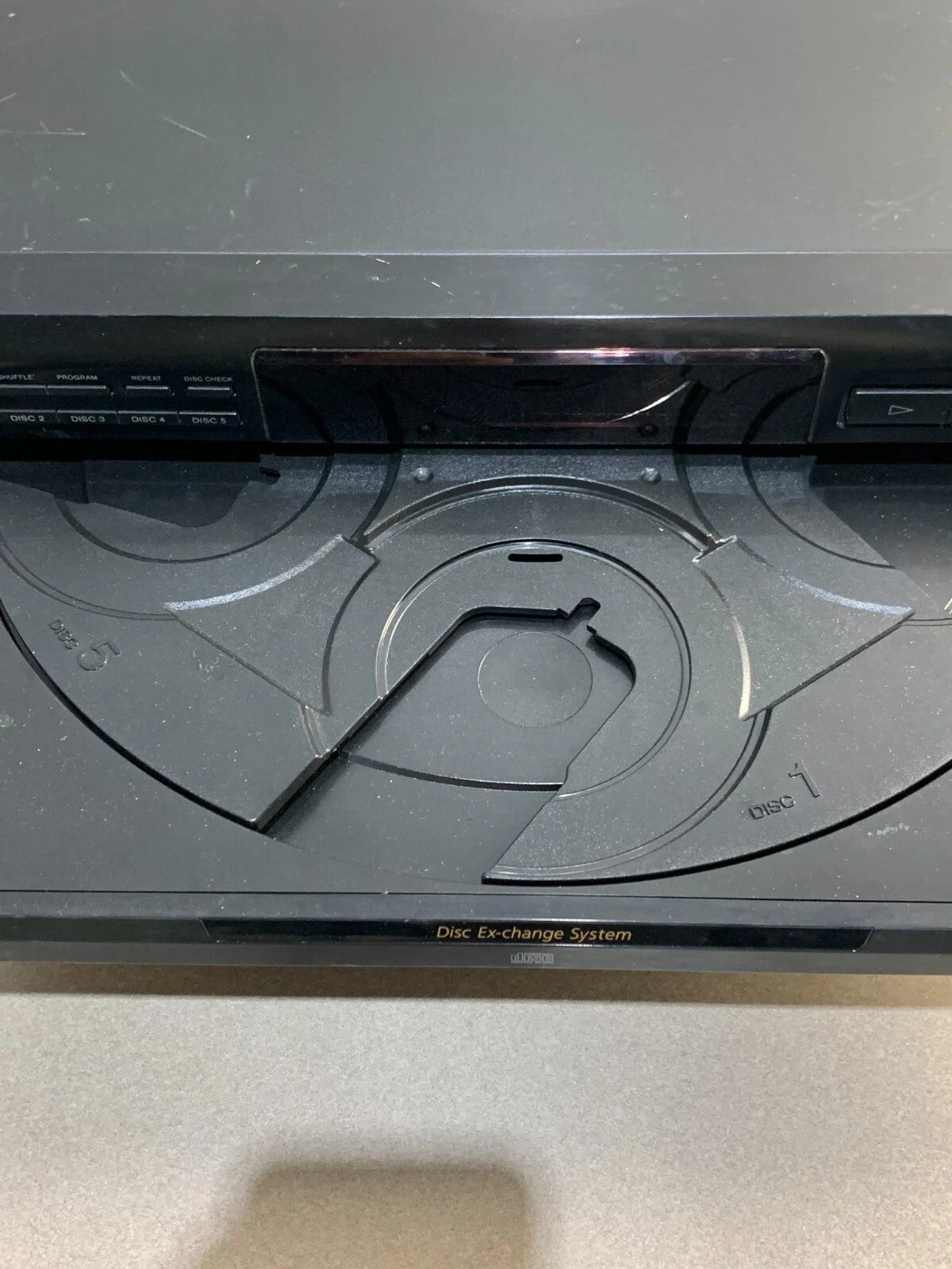 SONY 5-Disc Changer CD Player CDP-CE215 Carousel Exchange System NO REMOTE