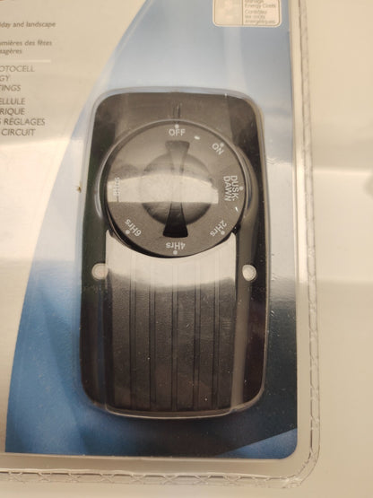 Noma Mechanical Outdoor Photocell Technology Lighting Timer Energy Saver NEW