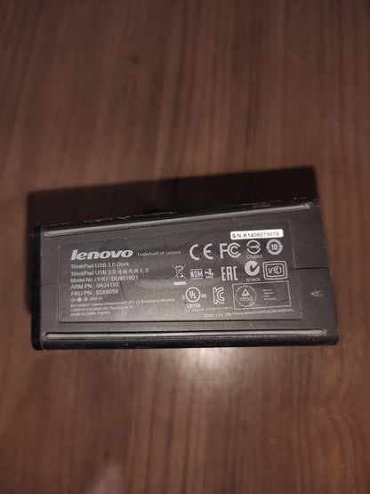 LENOVO THINKPAD USB 3.0 BASIC DOCK STATION - BLACK
