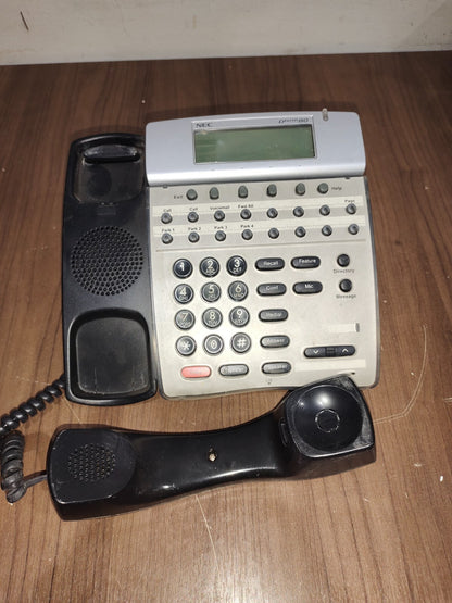 NEC DTH-16D-2(BK)TEL 780575 Dterm 80 Telephone Business Phone Silver - 1