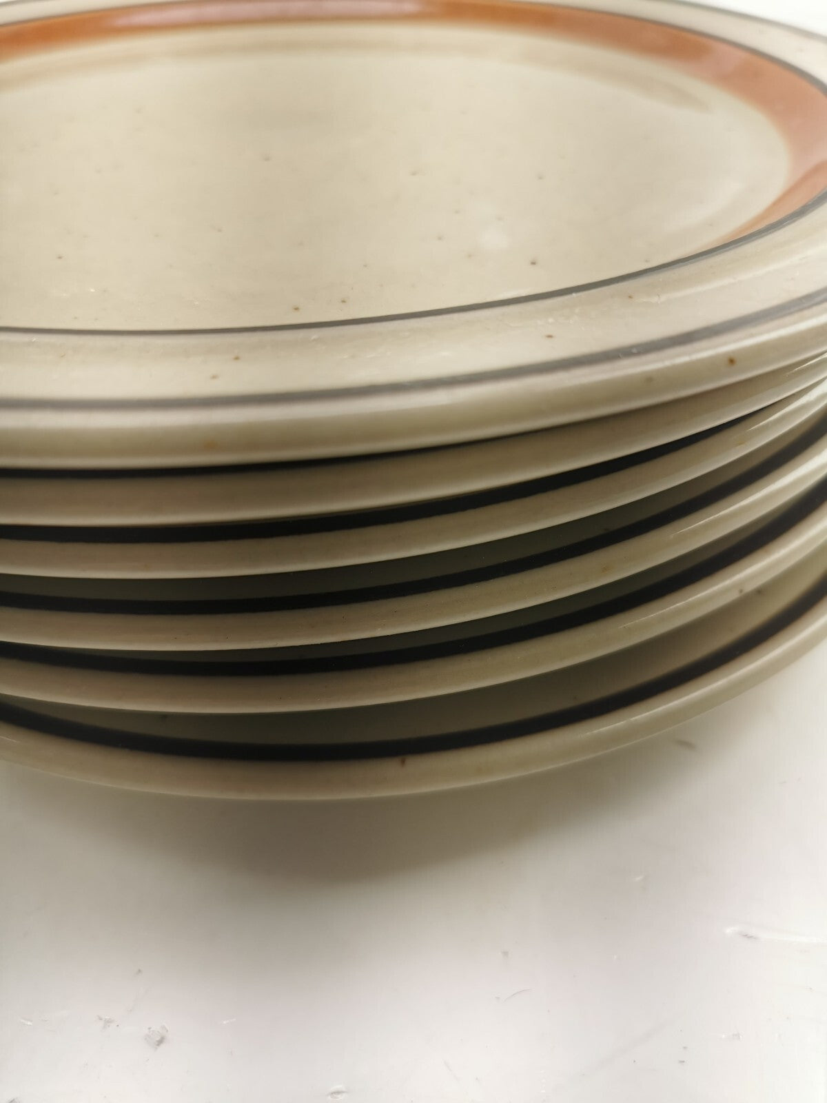 Baycrest Stoneware AURORA Dinner plates a set of 6 Made in Japan
