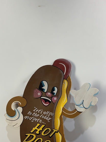 "Let's All Go To The Lobby and Get a...Hot Dog" Tin Sign