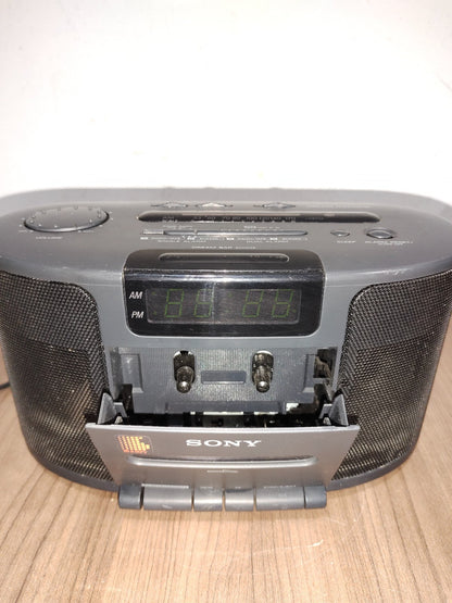 SONY Dream Machine Model ICF-CS650 Am/Fm Radio, Clock, Cassette Player