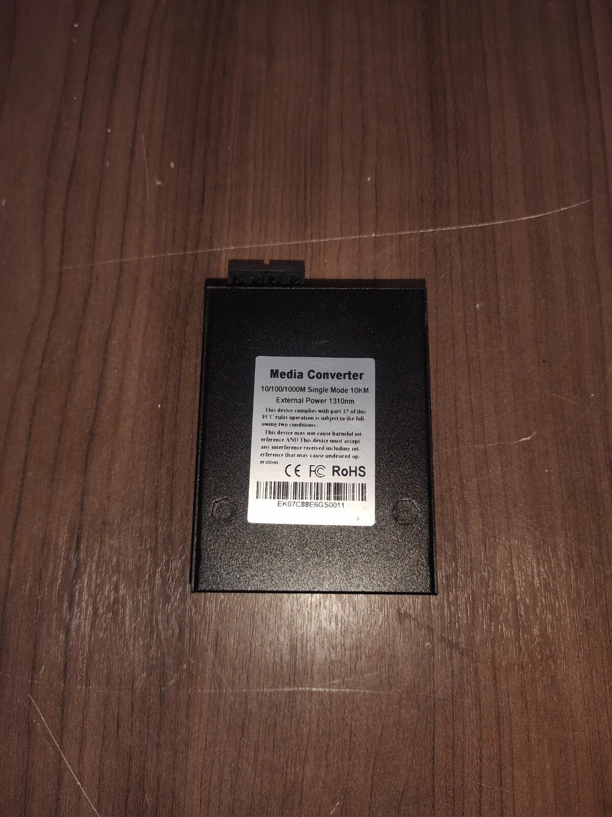 Gigabit Ethernet Media Converter Single Mode Port 4