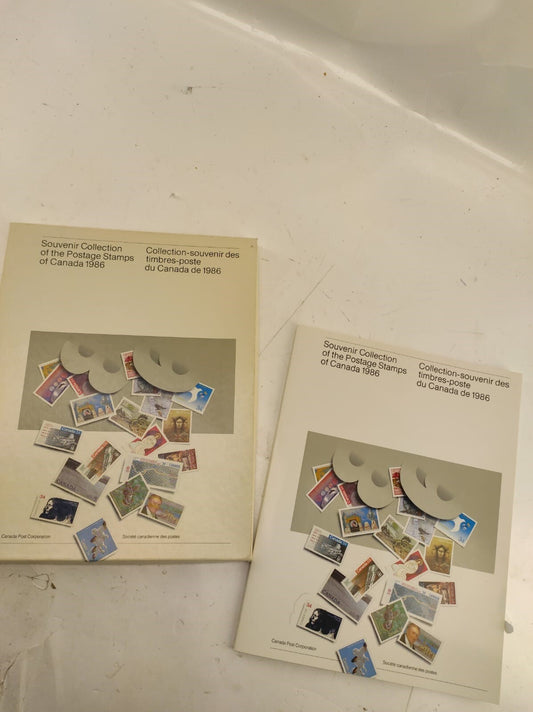 1986 Canada Souvenir Stamp Collection Album of Postage Stamps