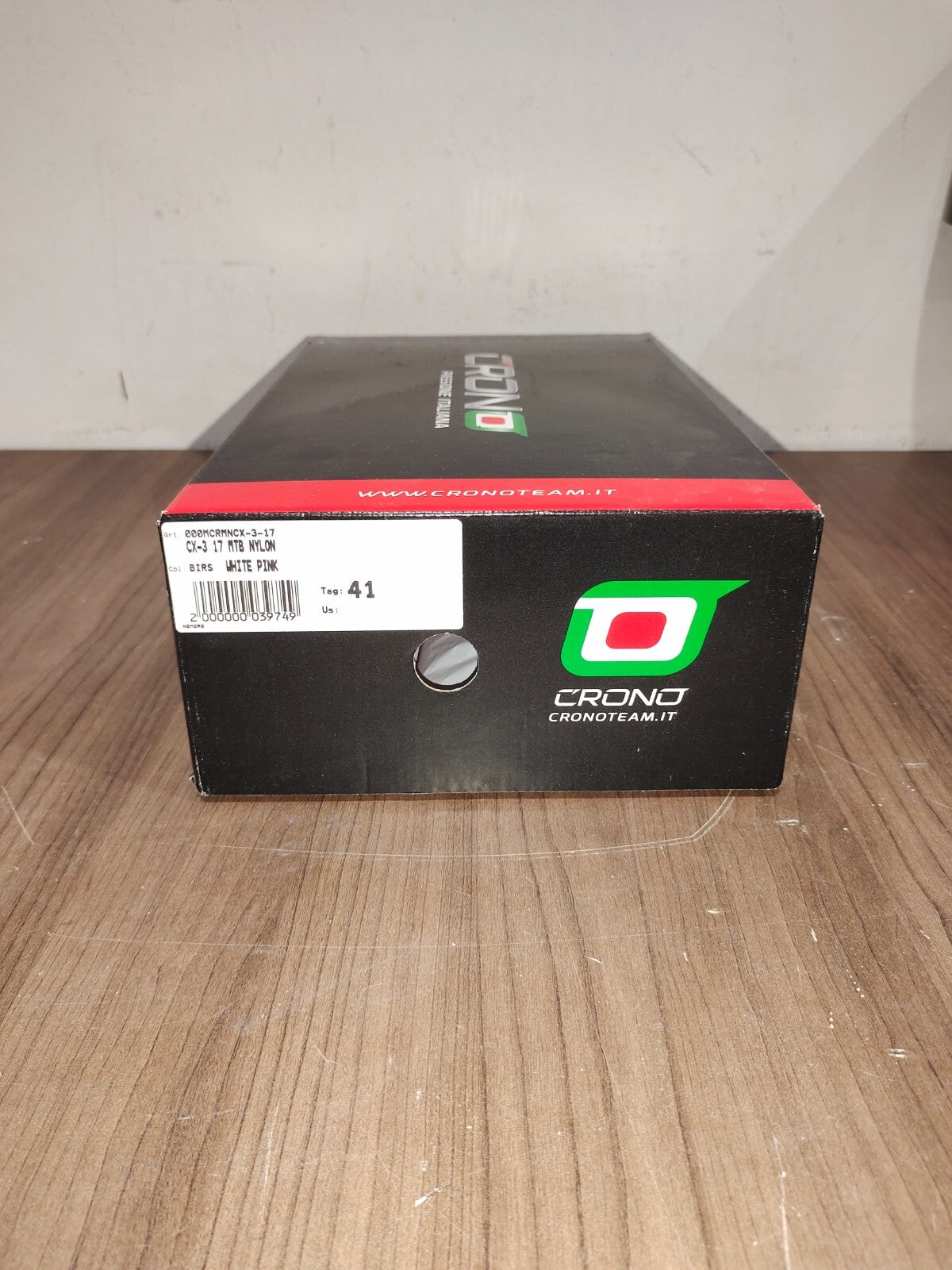 Crono CX-3 17 Mountain Bike Gravel BMX Shoes - Bris White Pink - Size - 41 (EUR)