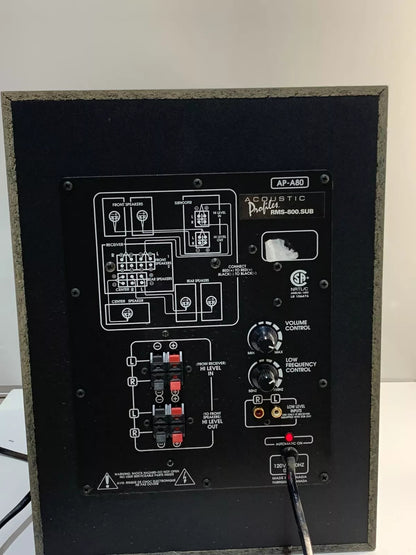 Acoustic Profile RMS-800.sub Subwoofer only