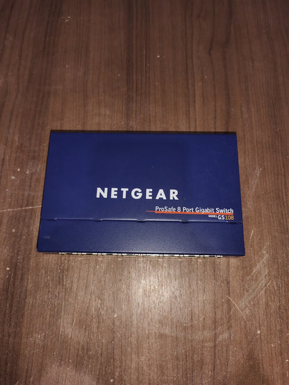 NETGEAR ProSafe 8-Port Gigabit Ethernet Network Switch - Model - GS108