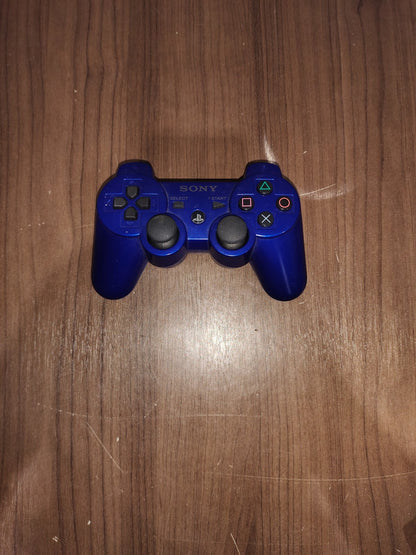 Sony Playstation 3 PS3 Blue DualShock 3 Controller CECHZC2U - Blue