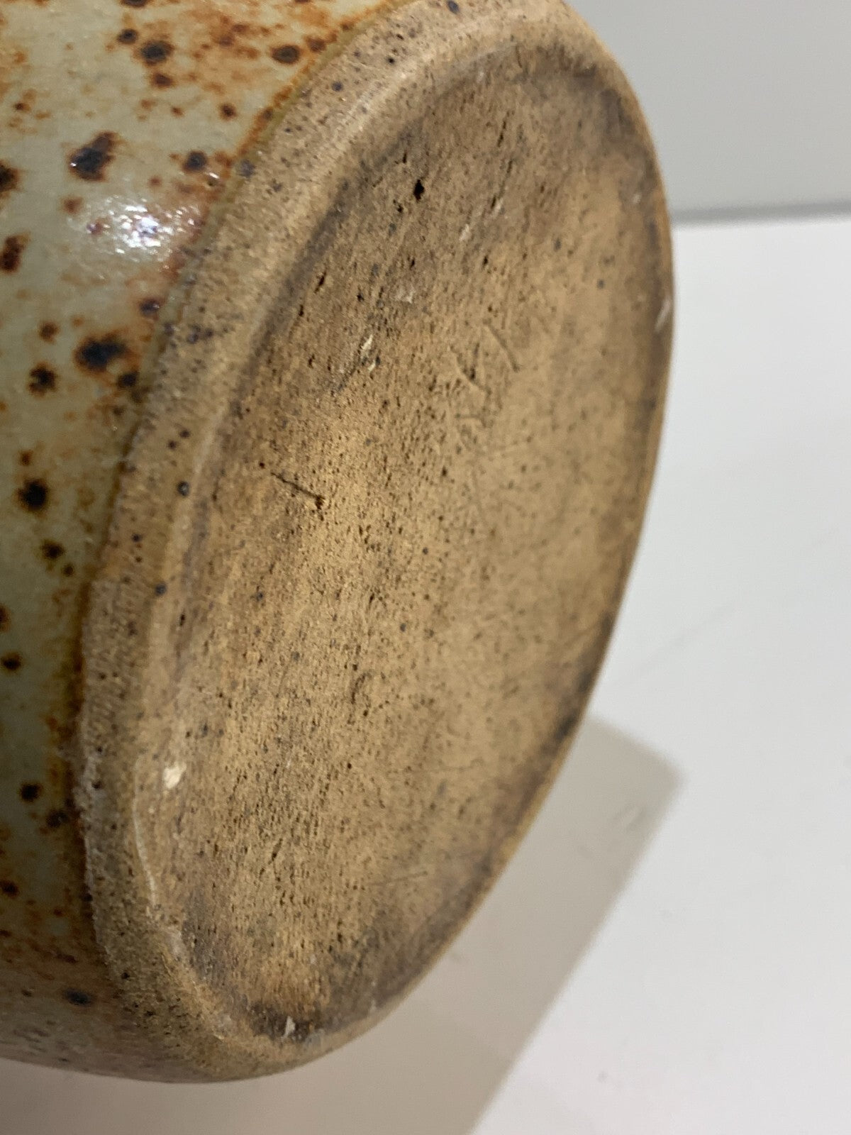 A vintage Handmade pottery jug